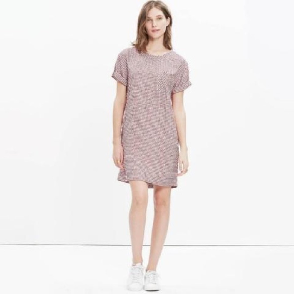 Madewell Filmscore Dress in Gingham
